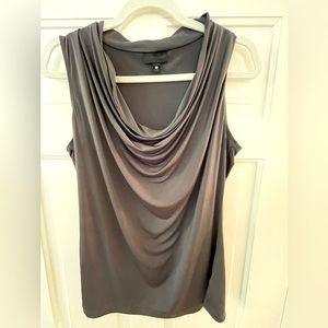 Worthington Sleeveless Blouse in Slate Grey